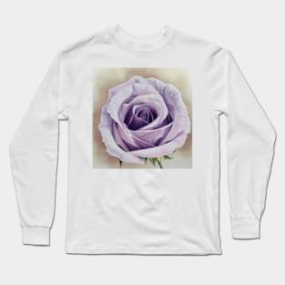 Lavender Rose Long Sleeve T-Shirt